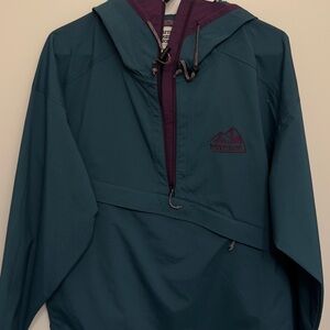 Marmot Teal and Purple Jacket Anorak Small